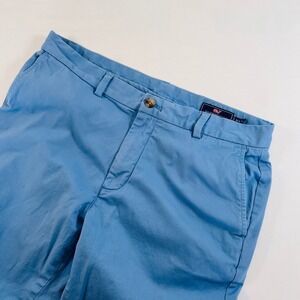 Vineyard Vines Mens Breaker Pants Blue Chino Stretch 33x30 Slacks